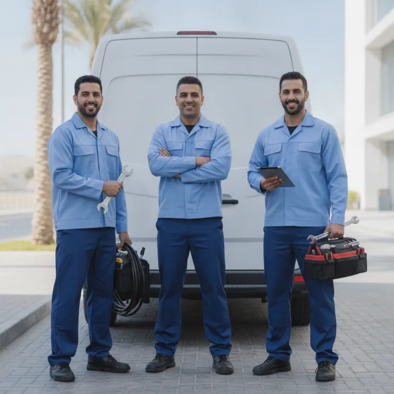 Industrial Laundry team in Nayf
